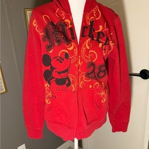 Disney Red Mickey Mouse‎ Hoodie